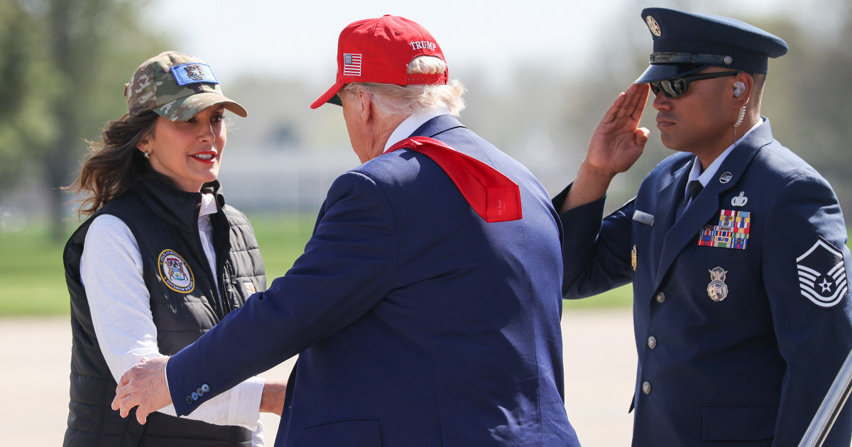 Trump says he will ‘take a look’ at possible pardons for men convicted of plotting to kidnap Michigan Gov. Gretchen Whitmer