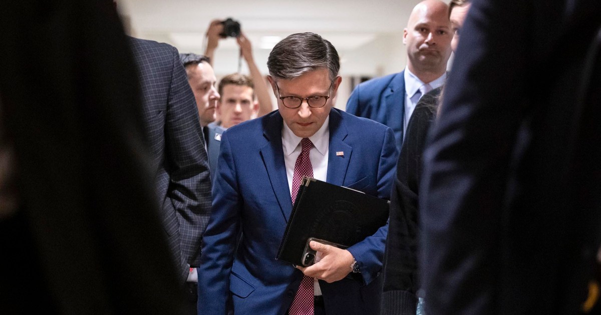 Speaker Mike Johnson’s bluff-calling strategy reaches its limit: From the Politics Desk