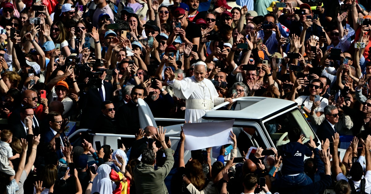 Pope Leo XIV leads inauguration mass attended by JD Vance, Rubio