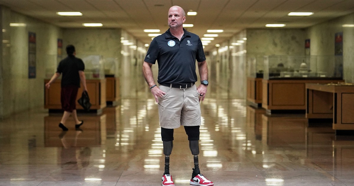 A double amputee who served in Iraq is pushing lawmakers to end the ‘wounded veterans tax’