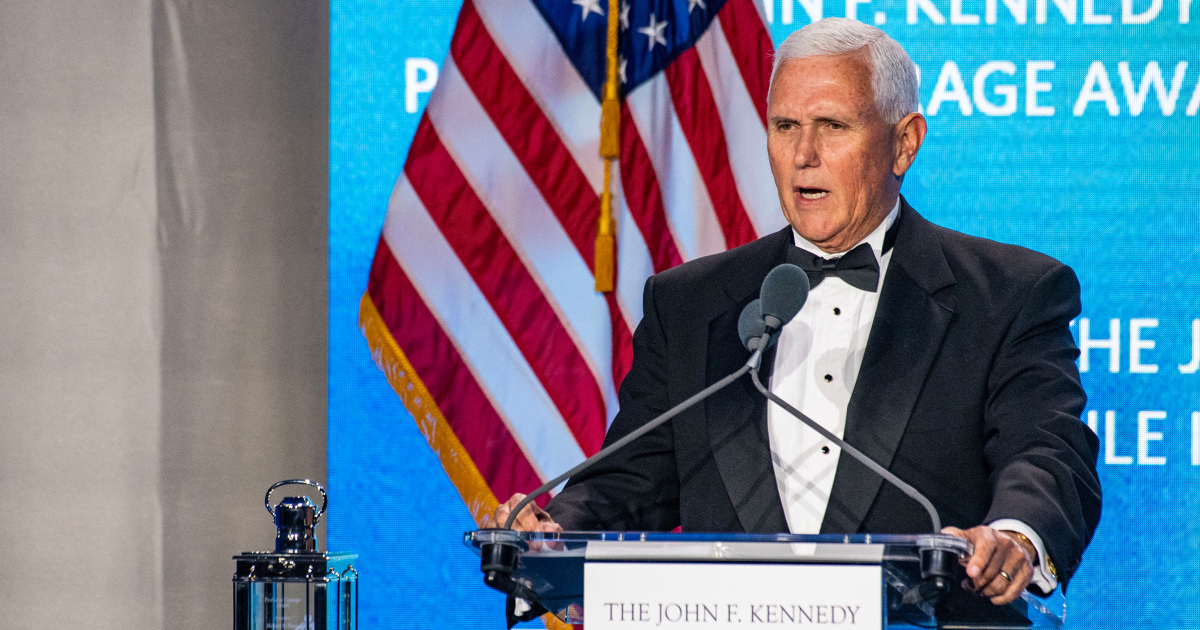 Mike Pence receives JFK Profile in Courage Award for January 6 actions