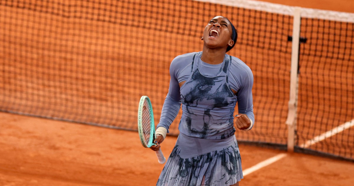 Coco Gauff reaches the French Open semifinals