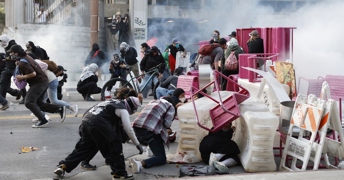 Trump administration leans into California protests