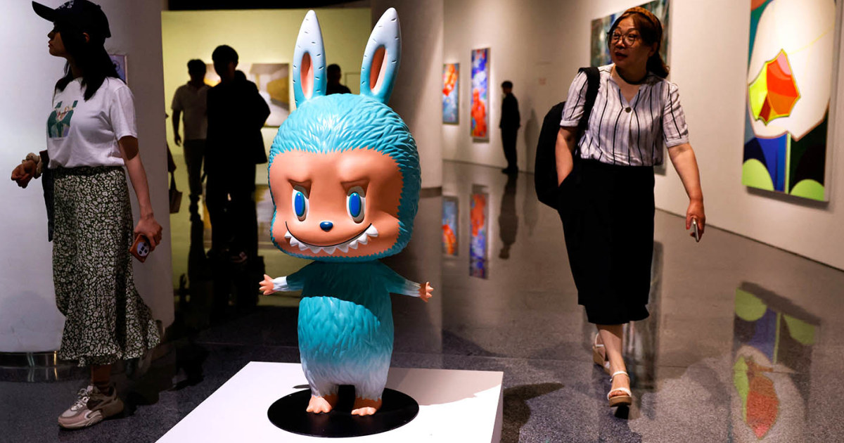 Life-size Labubu doll sells for over $170,000 at Beijing auction amid global frenzy