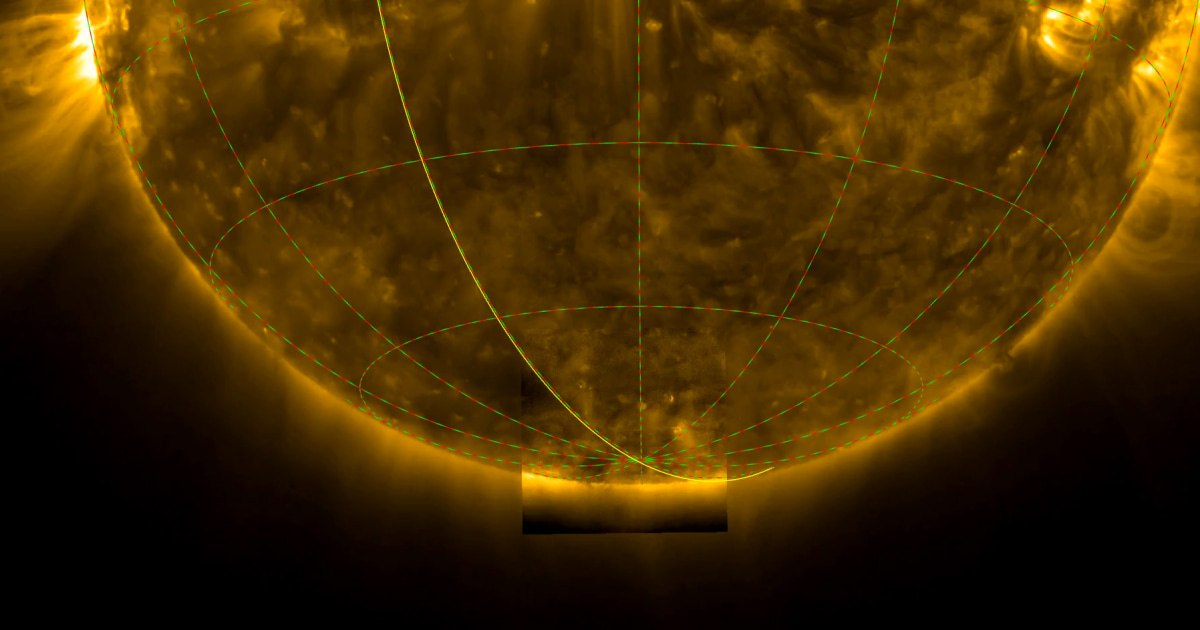 European probe snaps first images of the sun’s south pole