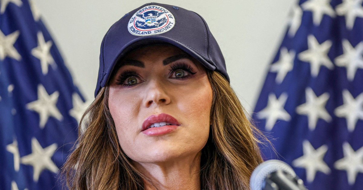 DHS Secretary Kristi Noem taken to hospital after an allergic reaction